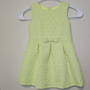 Charming Yellow Kids Dress